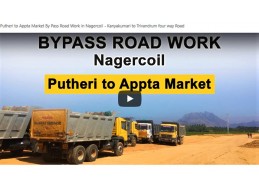 Putheri to Appta Market By Pass Road Work